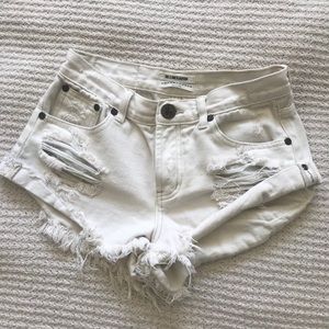 One Teaspoon White Bandits